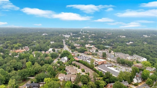 12 Pine St, Roswell, GA 30075 - aerial perspective of suburban area with a heavily wooded area