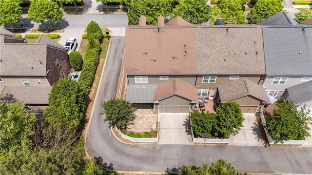 birds eye view of property featuring a residential view