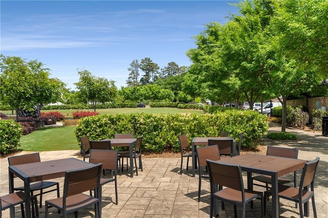 view of patio / terrace with outdoor dining space