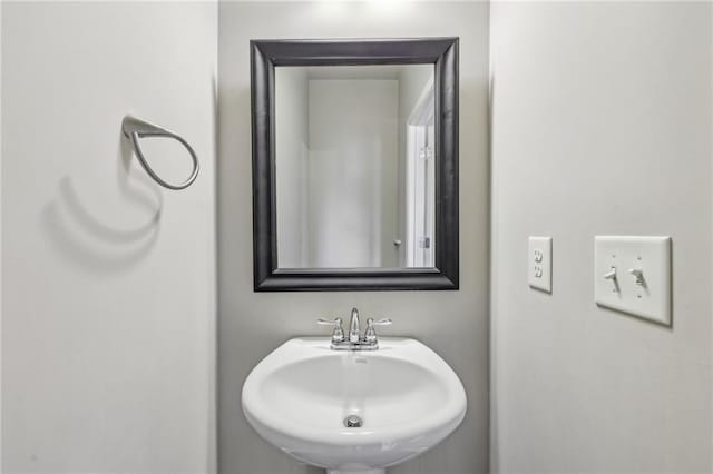 bathroom with a sink