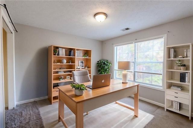 335 Wilma Ct SW, Atlanta, GA 30331 - office area with light colored carpet and a textured ceiling