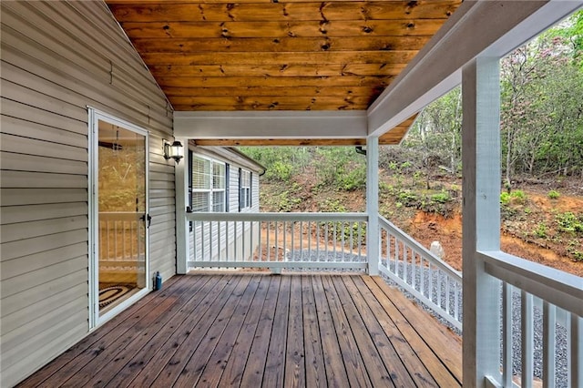 view of deck