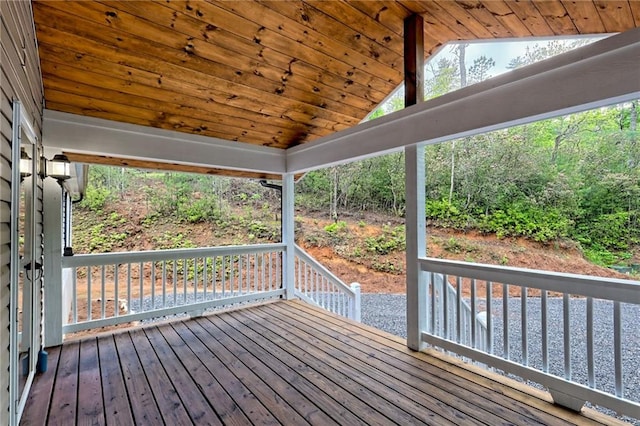 view of deck