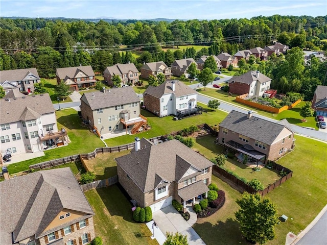 1520 Gallant Fox Ln, Suwanee, GA 30024 - aerial perspective of suburban area featuring a forest