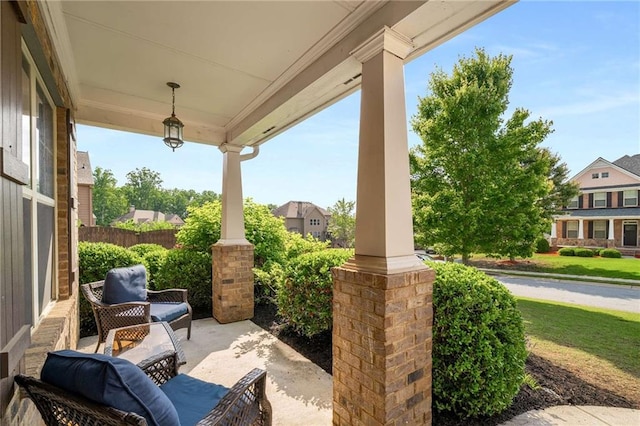 1520 Gallant Fox Ln, Suwanee, GA 30024 - view of covered porch