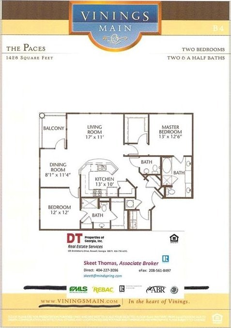 3621 Vinings Slope SE Unit 3510, Atlanta, GA 30339 - floor plan / room layout