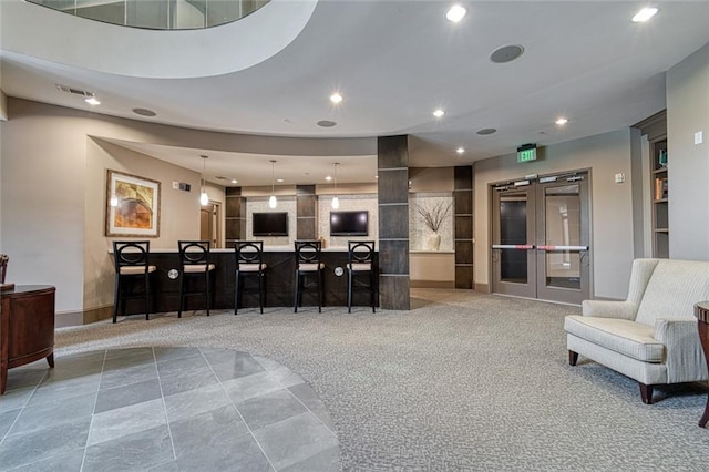 3621 Vinings Slope SE Unit 3510, Atlanta, GA 30339 - lobby with recessed lighting