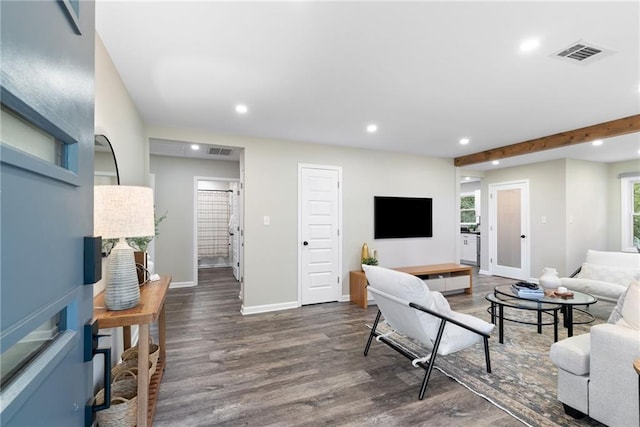 96 Senoia Rd, Fairburn, GA 30213 - living area with recessed lighting and wood finished floors