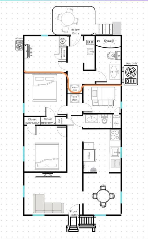 1357 Railroad Ave, Sugar Hill, GA 30518 - floor plan / room layout