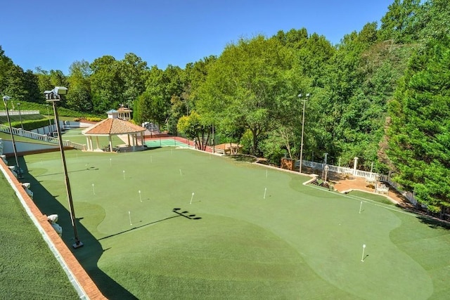 view of nearby features with a gazebo