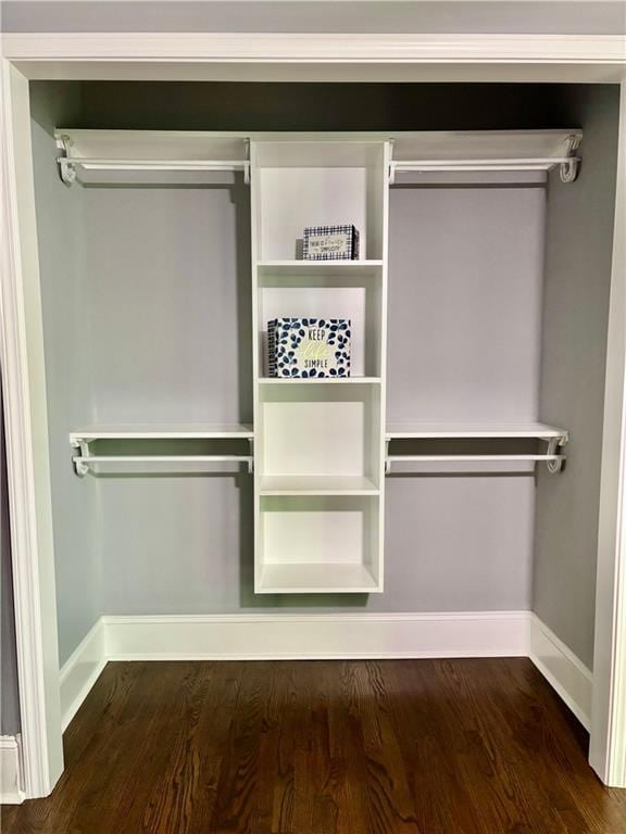 view of closet