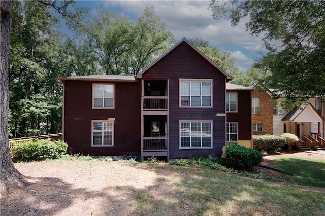 view of back of property