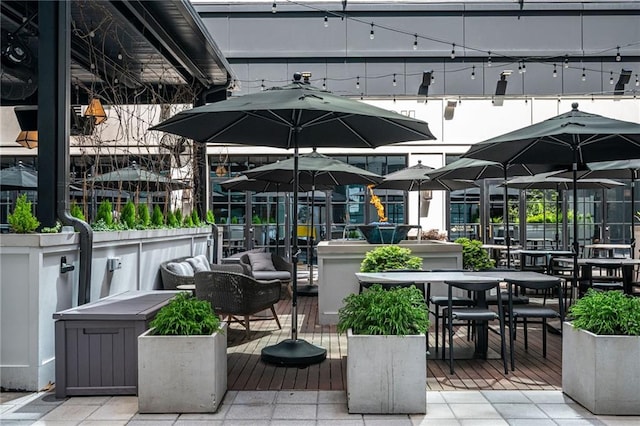 145 15th St NE Unit 1225, Atlanta, GA 30309 - view of patio / terrace featuring a wooden deck