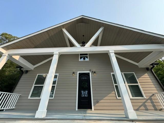 1713 Cagle Ct, Lawrenceville, GA 30045 - property entrance featuring covered porch