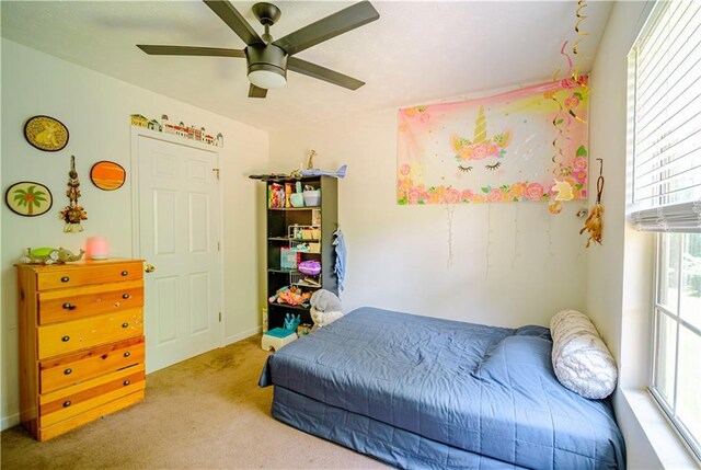 1444 Elliotts Ln, Auburn, GA 30011 - bedroom featuring carpet flooring and ceiling fan
