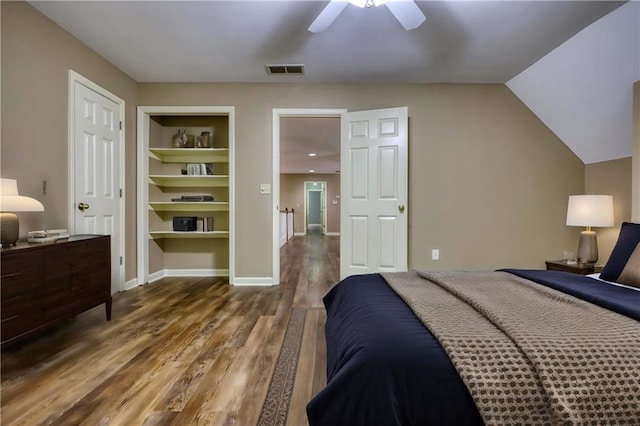 116 Woolsey Creek Trl, Fayetteville, GA 30215 - bedroom featuring wood finished floors, a ceiling fan, and baseboards