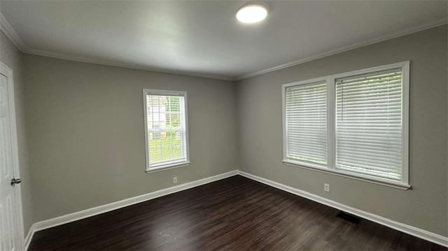 15 Harlan Rd, Atlanta, GA 30311 - spare room with dark wood finished floors, ornamental molding, and baseboards