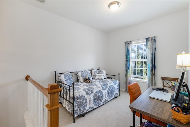 bedroom featuring carpet flooring