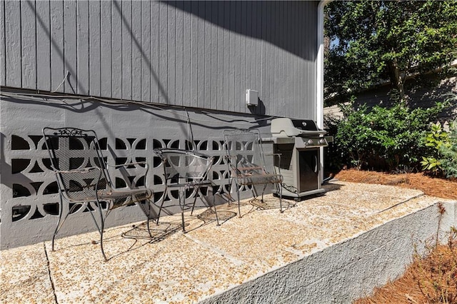 view of patio / terrace featuring grilling area