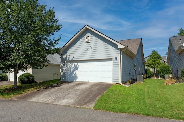 903 Duncan Ter, Canton, GA 30115 - view of front of home with an attached garage, a front yard, and driveway