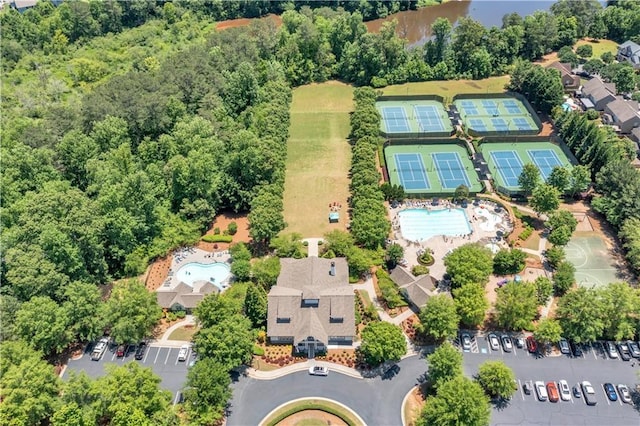 903 Duncan Ter, Canton, GA 30115 - drone / aerial view of a pool