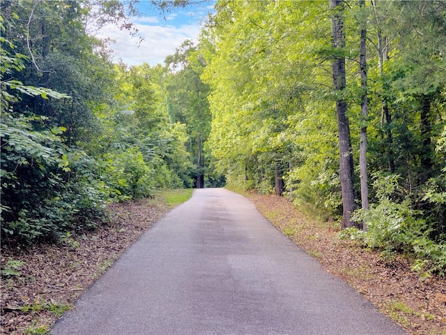 view of road