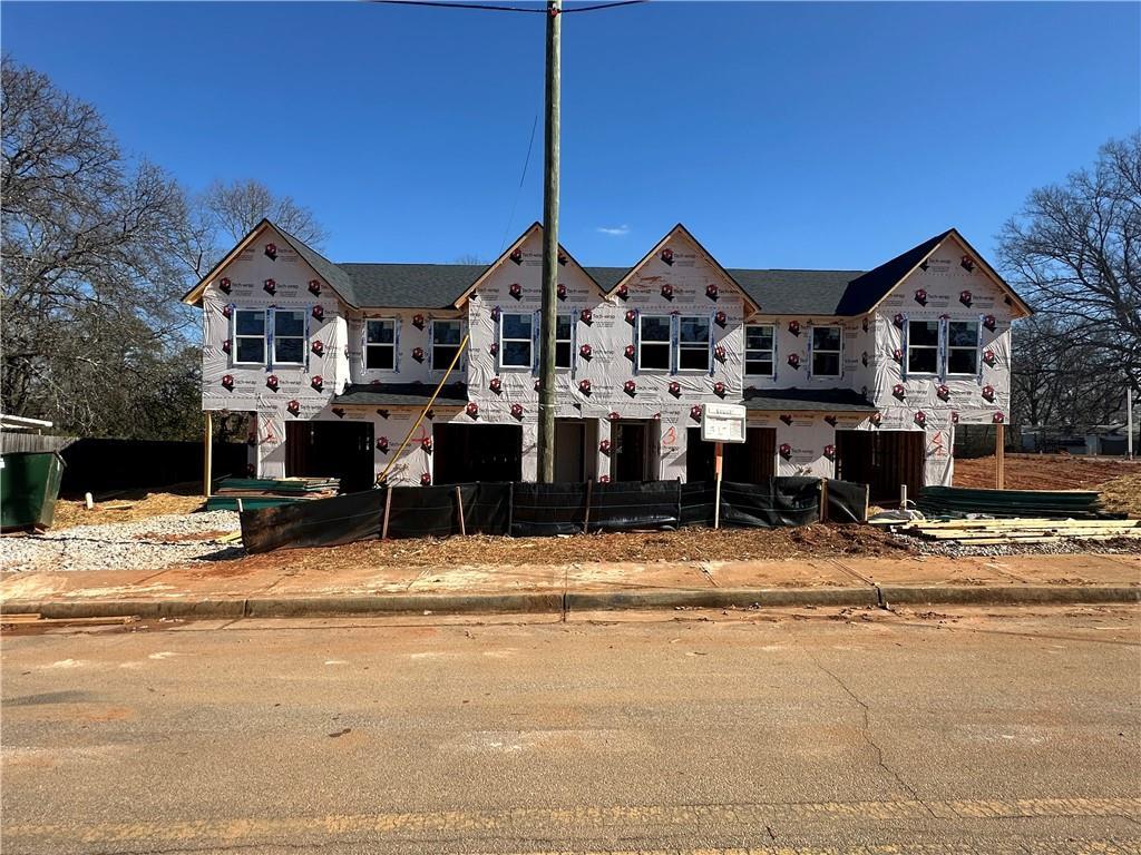 property under construction featuring a garage