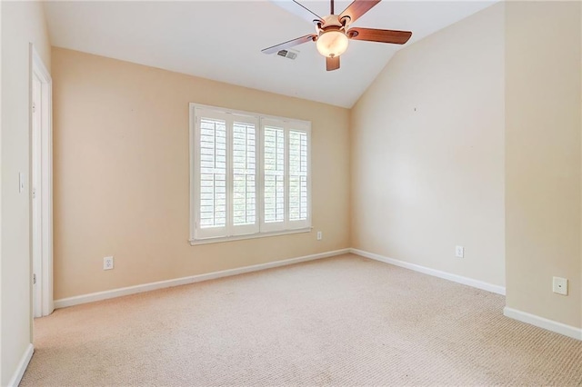 1160 Newpark View Pl Unit 8, Mableton, GA 30126 - unfurnished room featuring carpet floors, a ceiling fan, and vaulted ceiling