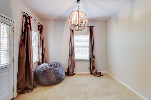 1160 Newpark View Pl Unit 8, Mableton, GA 30126 - misc room featuring a chandelier and carpet flooring