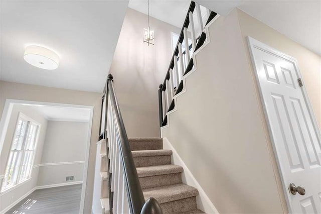 1420 Fieldgreen Overlook, Stone Mountain, GA 30088 - stairs with baseboards