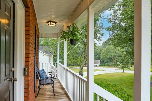 5407 Palmetto Ct, Flowery Branch, GA 30542 - view of covered porch