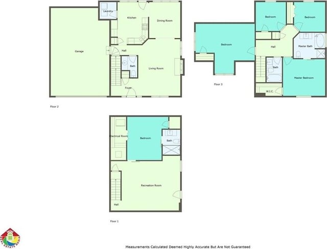 5407 Palmetto Ct, Flowery Branch, GA 30542 - floor plan / room layout