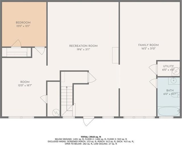 12 Rosalyn Rd, Georgetown, GA 39854 - room layout