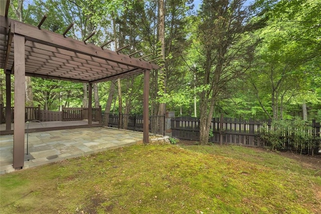 335 Pintail Ct, Suwanee, GA 30024 - view of yard with a patio and a pergola