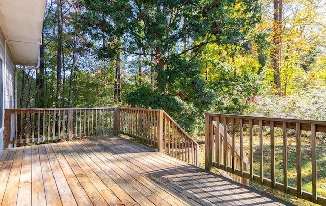 view of deck