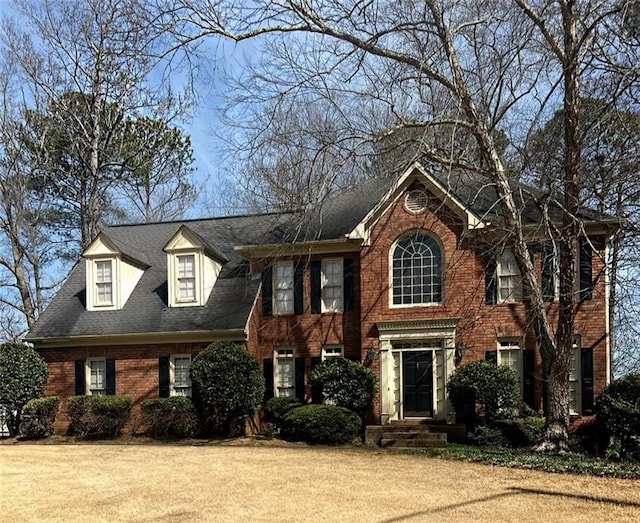 3580 Treeline Pass NE, Roswell, GA 30075 - view of front of property featuring brick siding and a front yard
