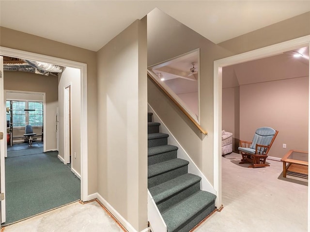 3580 Treeline Pass NE, Roswell, GA 30075 - staircase with carpet and baseboards