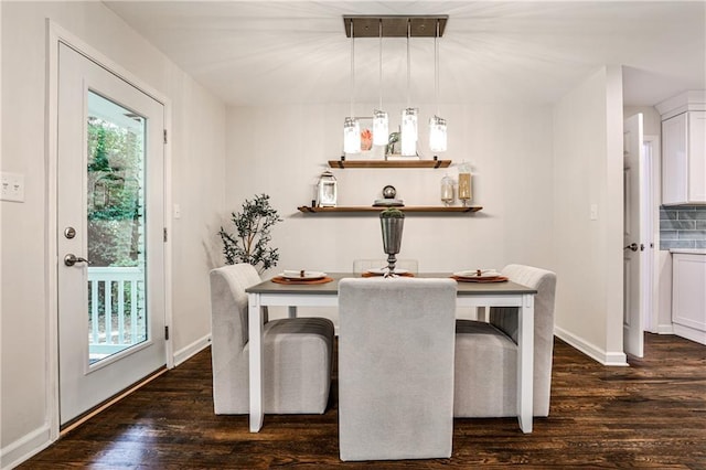 437 Valley Brook Dr NE, Atlanta, GA 30342 - dining space with dark wood-type flooring