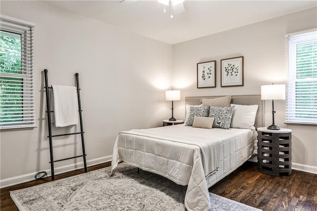 437 Valley Brook Dr NE, Atlanta, GA 30342 - bedroom featuring wood finished floors and a ceiling fan