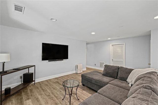 3648 Sope Creek Farm SE, Marietta, GA 30067 - living room with wood finished floors and recessed lighting