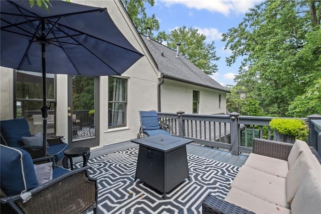 3648 Sope Creek Farm SE, Marietta, GA 30067 - view of patio with a wooden deck