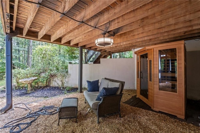 3648 Sope Creek Farm SE, Marietta, GA 30067 - view of patio / terrace featuring stairs
