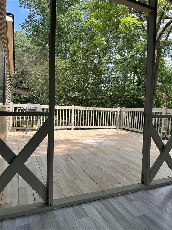 1055 Worthington Hills Dr, Roswell, GA 30076 - view of wooden deck