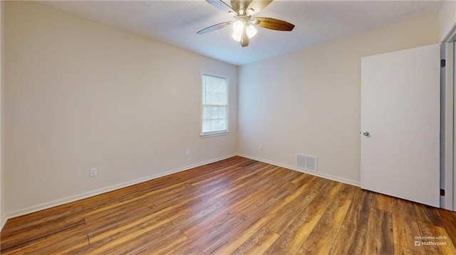 25 Forrest Ln, Cartersville, GA 30121 - unfurnished room with wood finished floors and ceiling fan