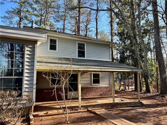 view of front of property