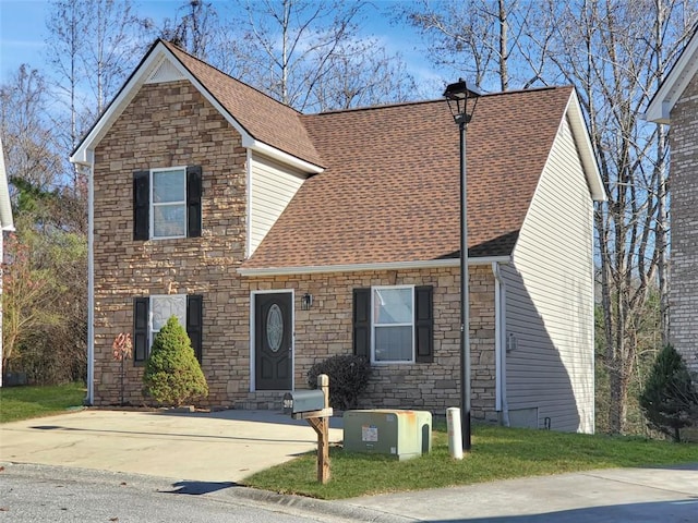 view of front of property