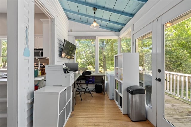 161 N Barton St, Norcross, GA 30071 - sunroom / solarium with french doors