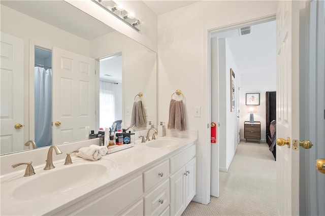 12160 Oak Hollow Way, Alpharetta, GA 30005 - ensuite bathroom with double vanity