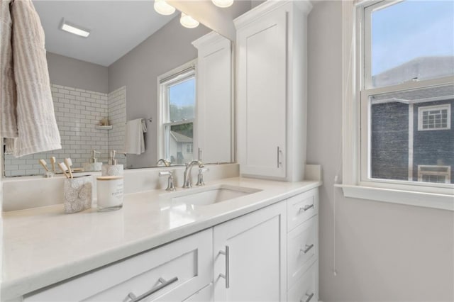 812 Dixie Ave NE, Atlanta, GA 30307 - bathroom featuring vanity and tiled shower
