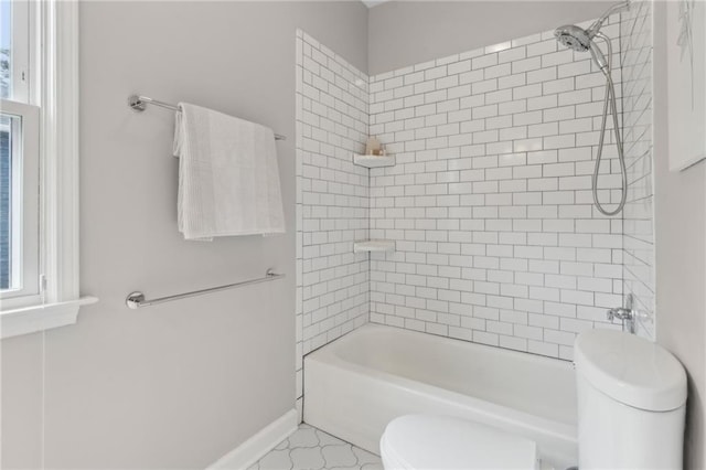 812 Dixie Ave NE, Atlanta, GA 30307 - bathroom featuring shower / bathtub combination and plenty of natural light